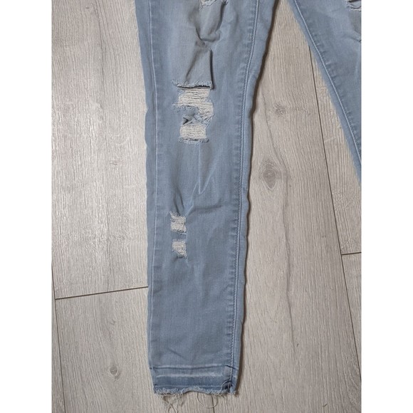 American Eagle Distressed Hi-Rise Jegging Size 6 Women's Super Stretch X Jeans - Picture 4 of 12